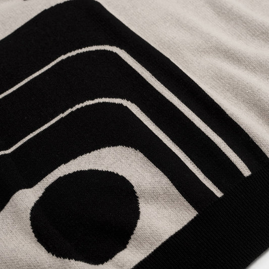 Mono Orbit V-Neck Knit Polo