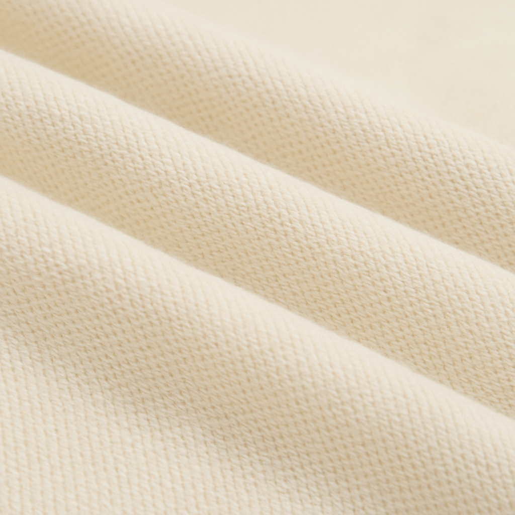 Ecru Crewneck Knit Shirt